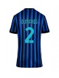 Billige Inter Milan Denzel Dumfries #2 Hjemmedrakt Dame 2025-26 Kortermet